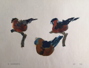 Little Birds (Kleine Vögel)-Berthold Schwanzer